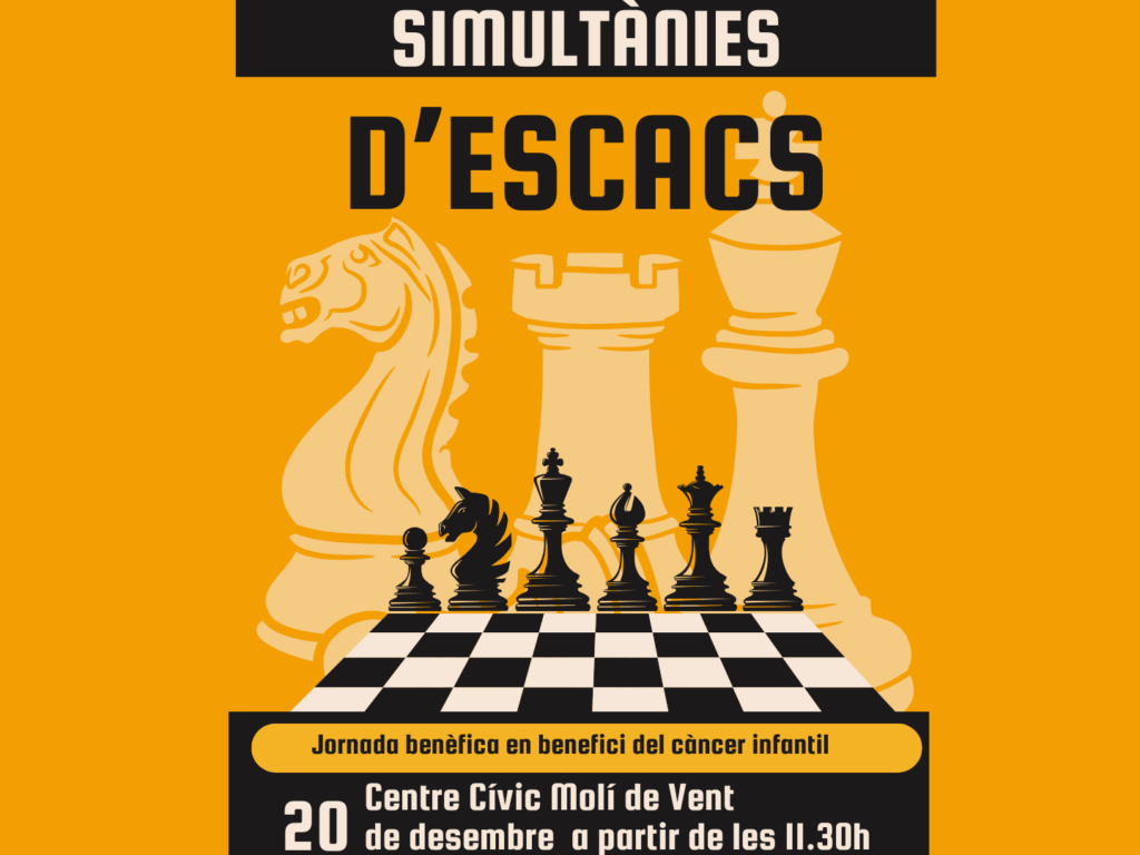 20 de desembre, jornada benèfica i simultànies d'escacs
