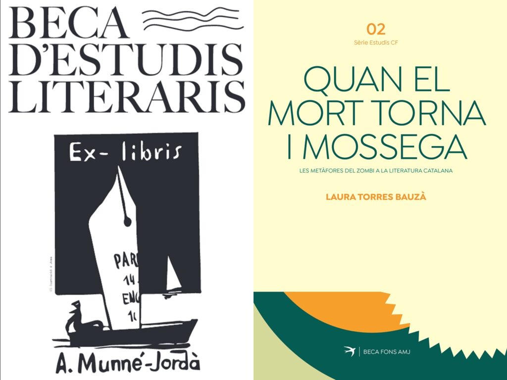 4a edició de la beca d'Estudis Literaris Antoni Munné-Jordà i Presentació de llibre