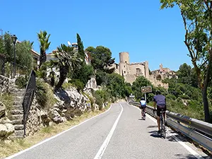 Rutas en bici por Vilanova i la Geltrú 1 Ruta en bici al Pantano de Foix y Castillo de Castellet