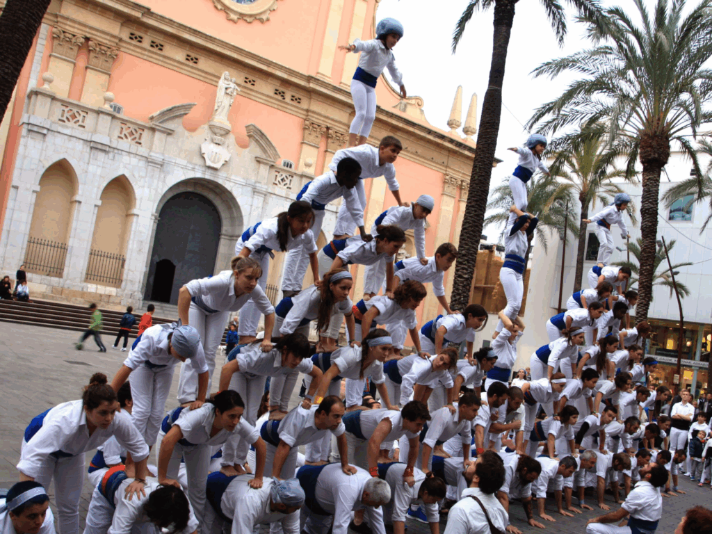 Assaig dels Falcons de Vilanova