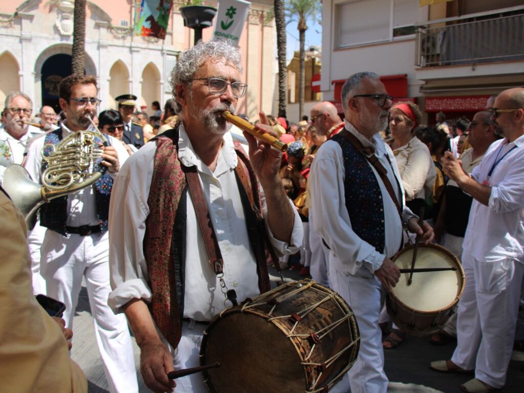 Assaig dels músics de l'Ofici de Festa Major