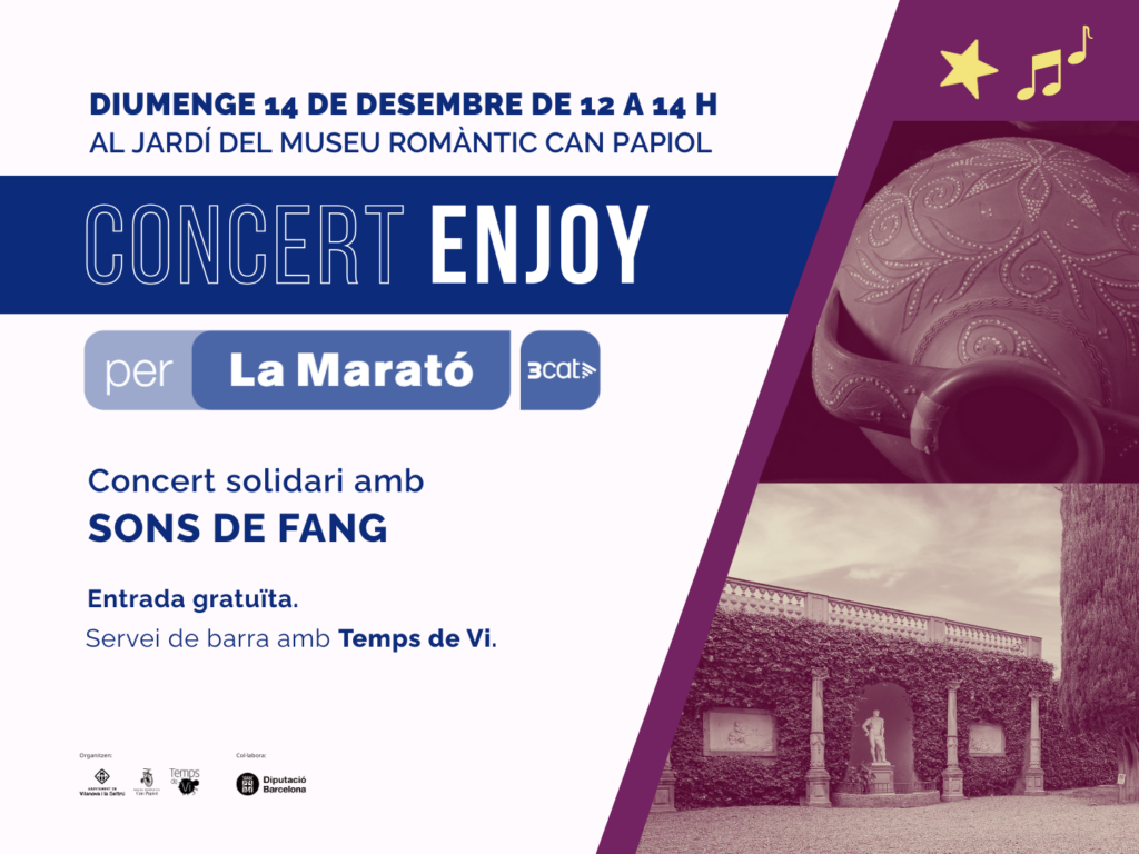 Can Papiol per La Marató - Concert Enjoy amb "Sons de Fang"