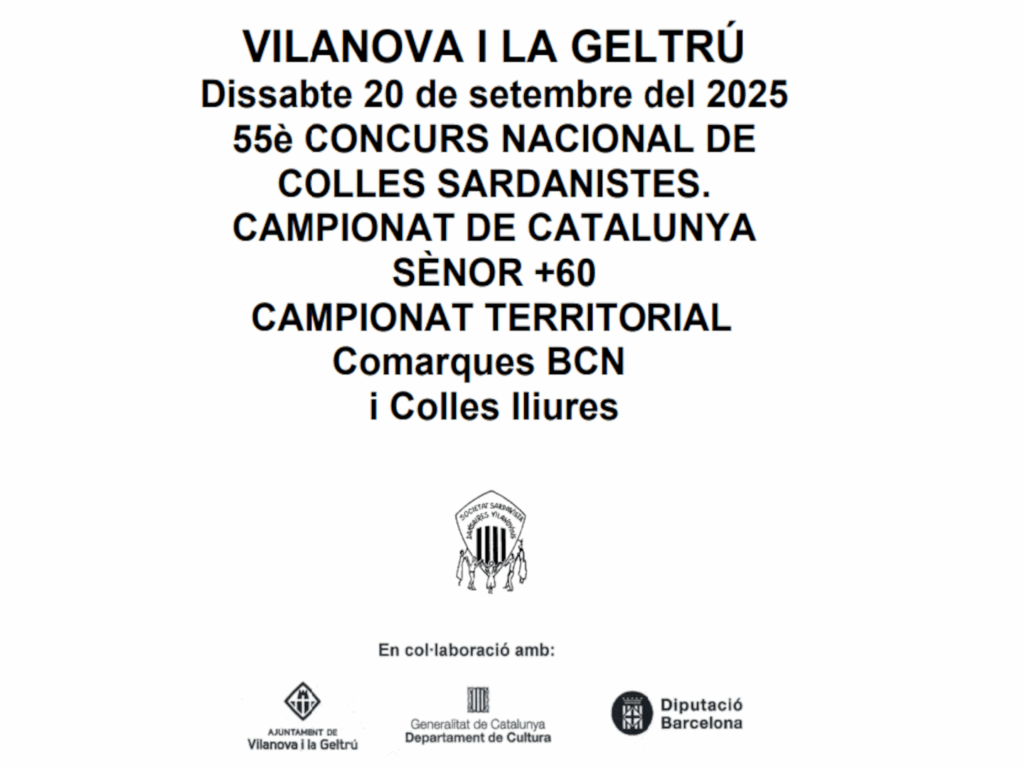 Concurs Nacional de Colles Sardanistes