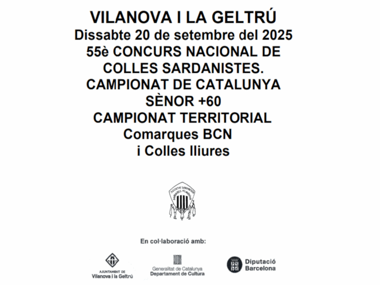 concurs nacional de colles sardanistes