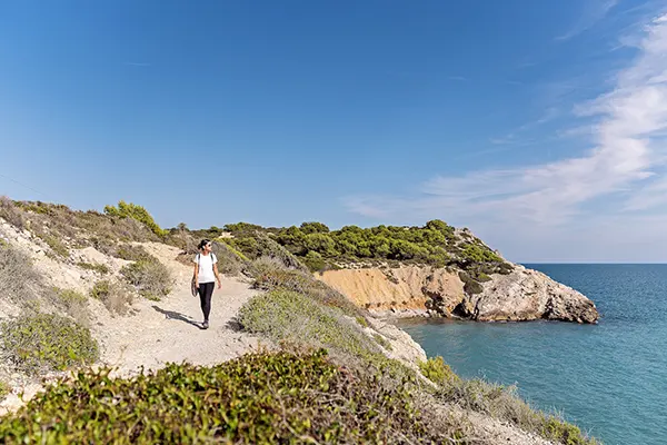 Camino de Ronda Vilanova – Sitges: calas del Garraf 2 els colls