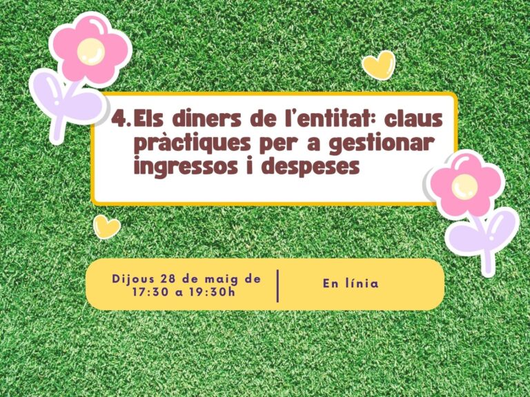 els diners de l entitat claus practiques per a gestionar ingressos i despeses