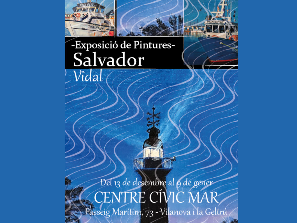 Exposició de pintures de Salvador Vidal