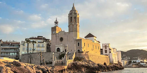 Camino de Ronda Vilanova – Sitges: calas del Garraf 5 iglesia sant bartomeu santa tecla