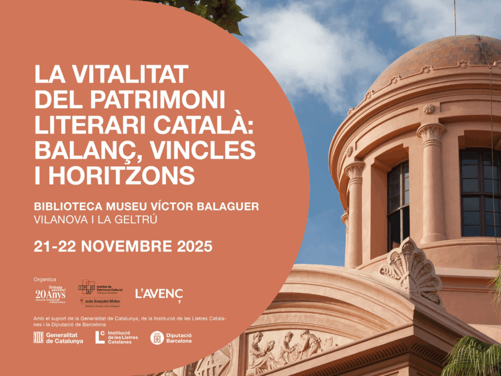 La vitalitat del patrimoni literari català: Balanç, vincles i horitzons