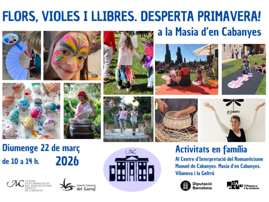 Matinal: “Flors, violes i llibres. Desperta primavera!\" A la Masia d'en Cabanyes