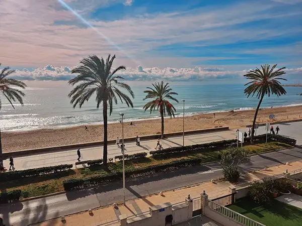 Ruta en bici costera de Vilanova a Calafell 3 paseo maritimo de Cunit