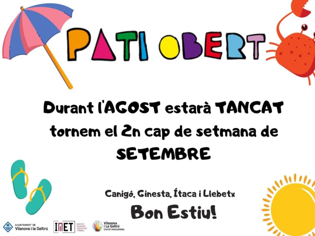 Pati Obert - Escola Canigó
