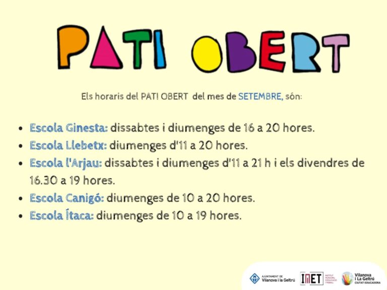 pati obert escola itaca