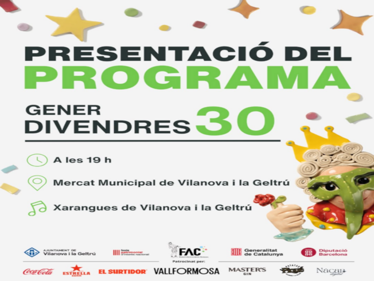 presentacio del programa del carnaval 2026