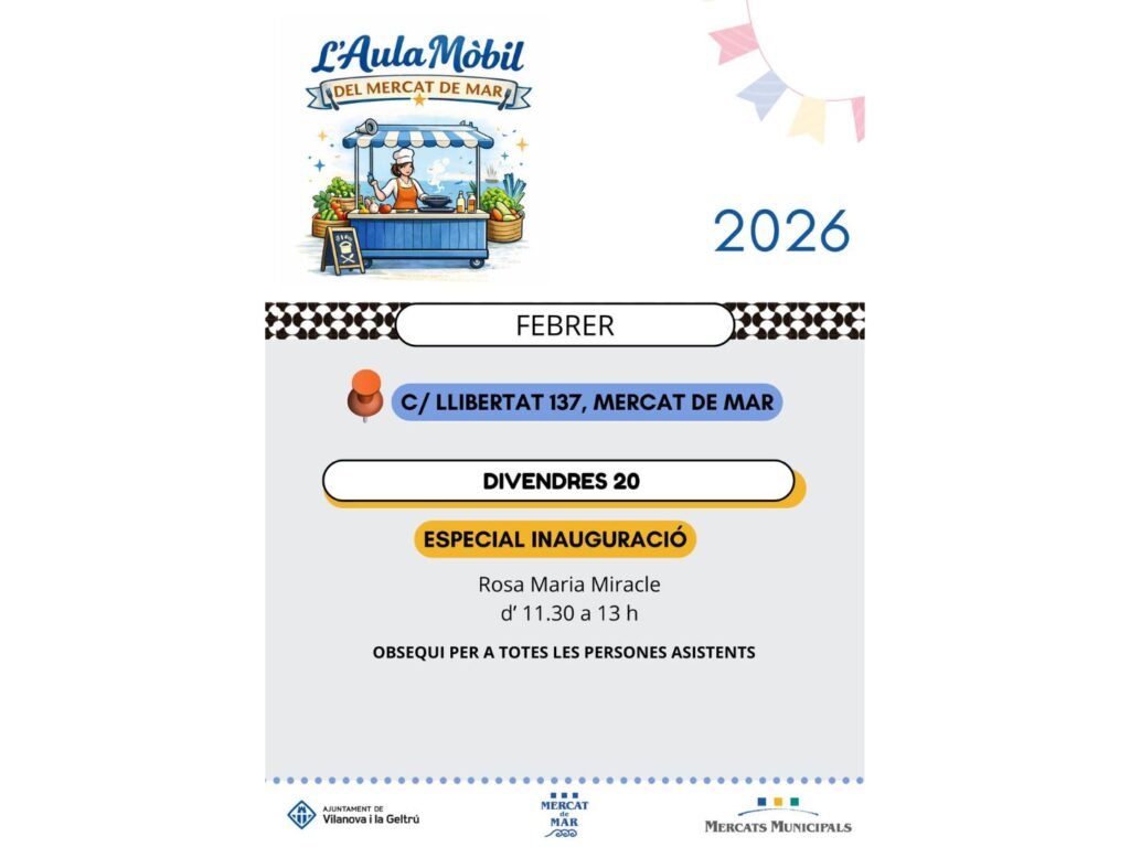 Programació de l'Aula Mòbil febrer 2026