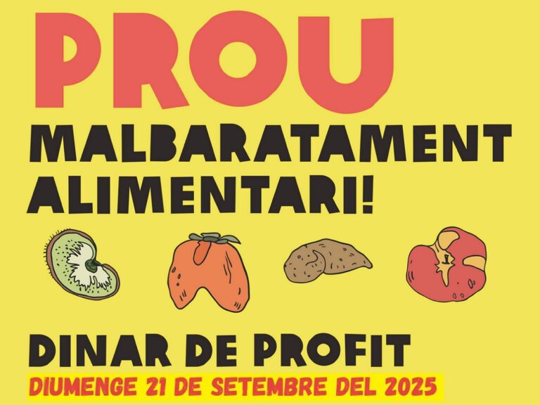 prou malbaratament alimentari