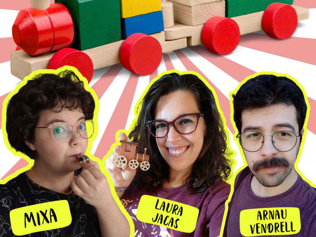 Puja al tren dels llibres!