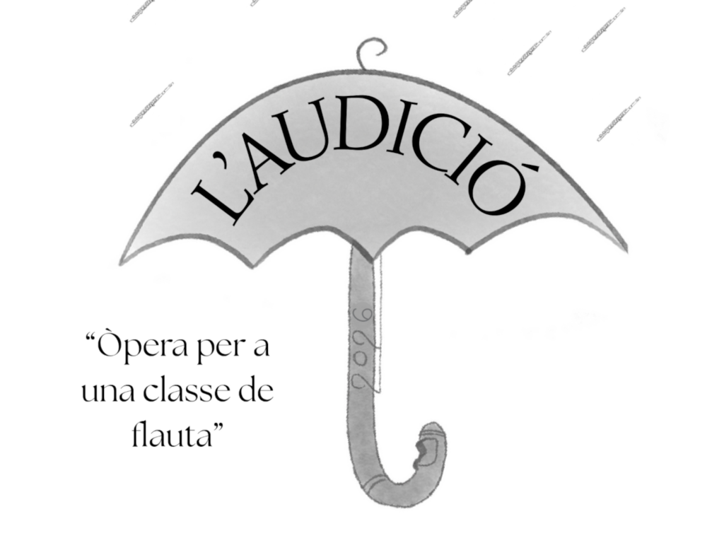 Representació de \"L'Audició, òpera per a una classe de flauta\"