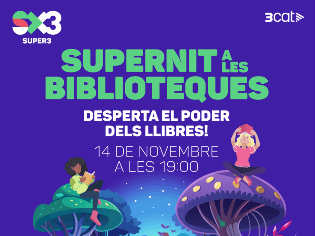 Supernit a les biblioteques: Desperta el poder dels llibres!