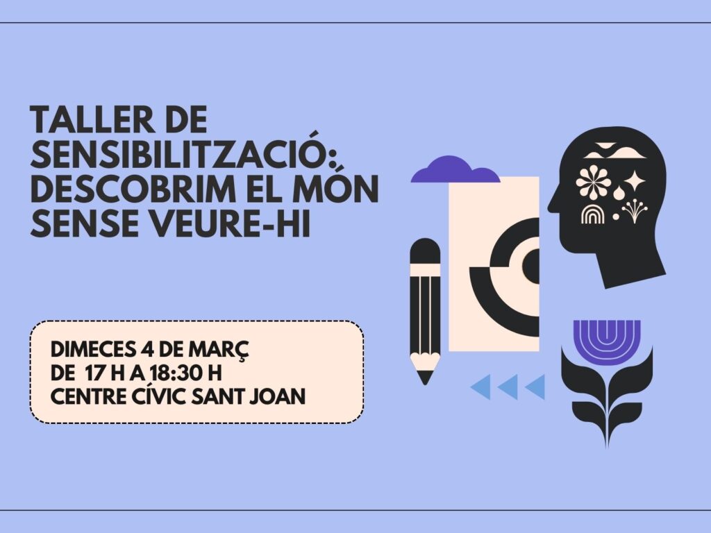 Taller de sensibilització: descobrim el món sense veure-hi